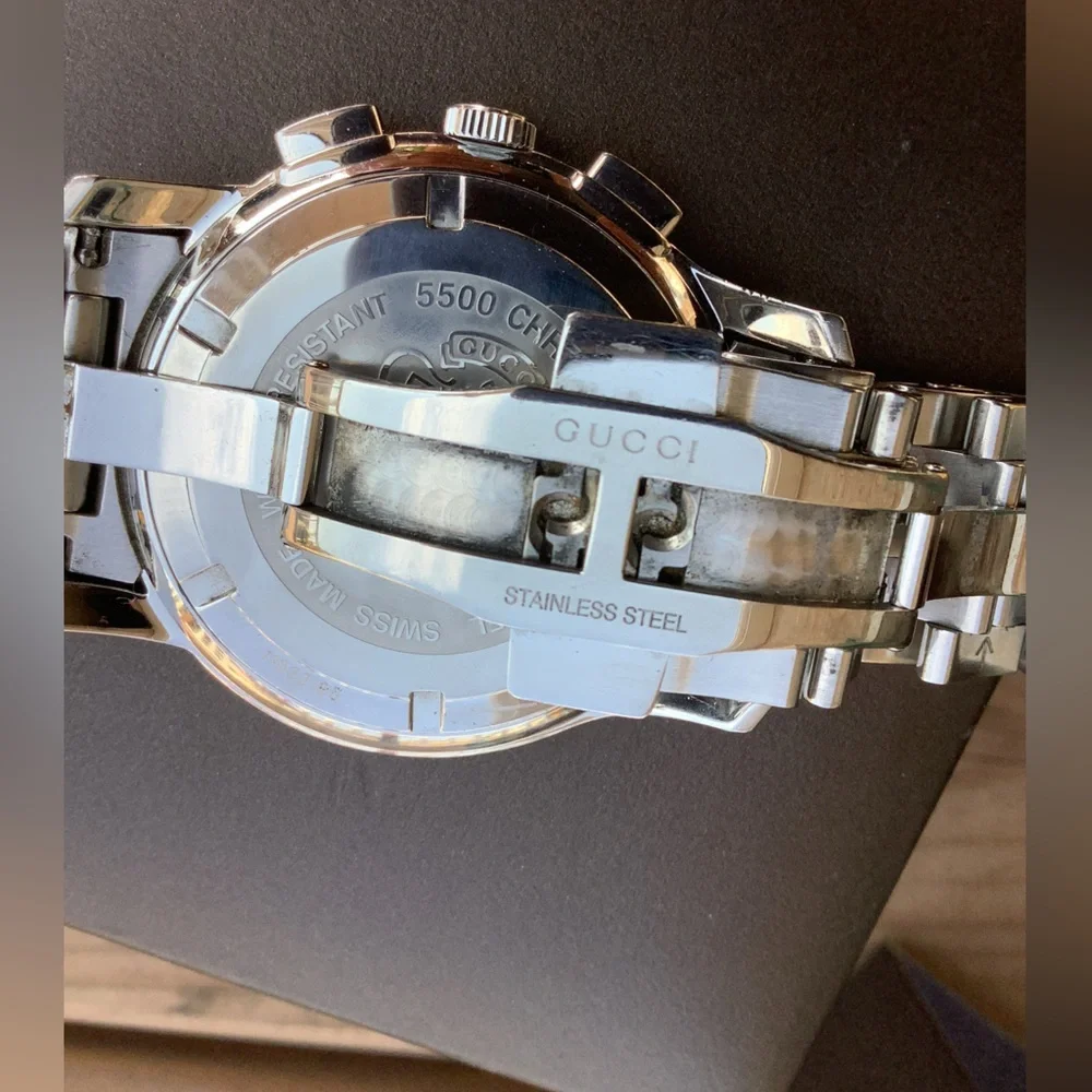 Mens GUCCI stands steel watch ⭐️NICE ONE⭐️
